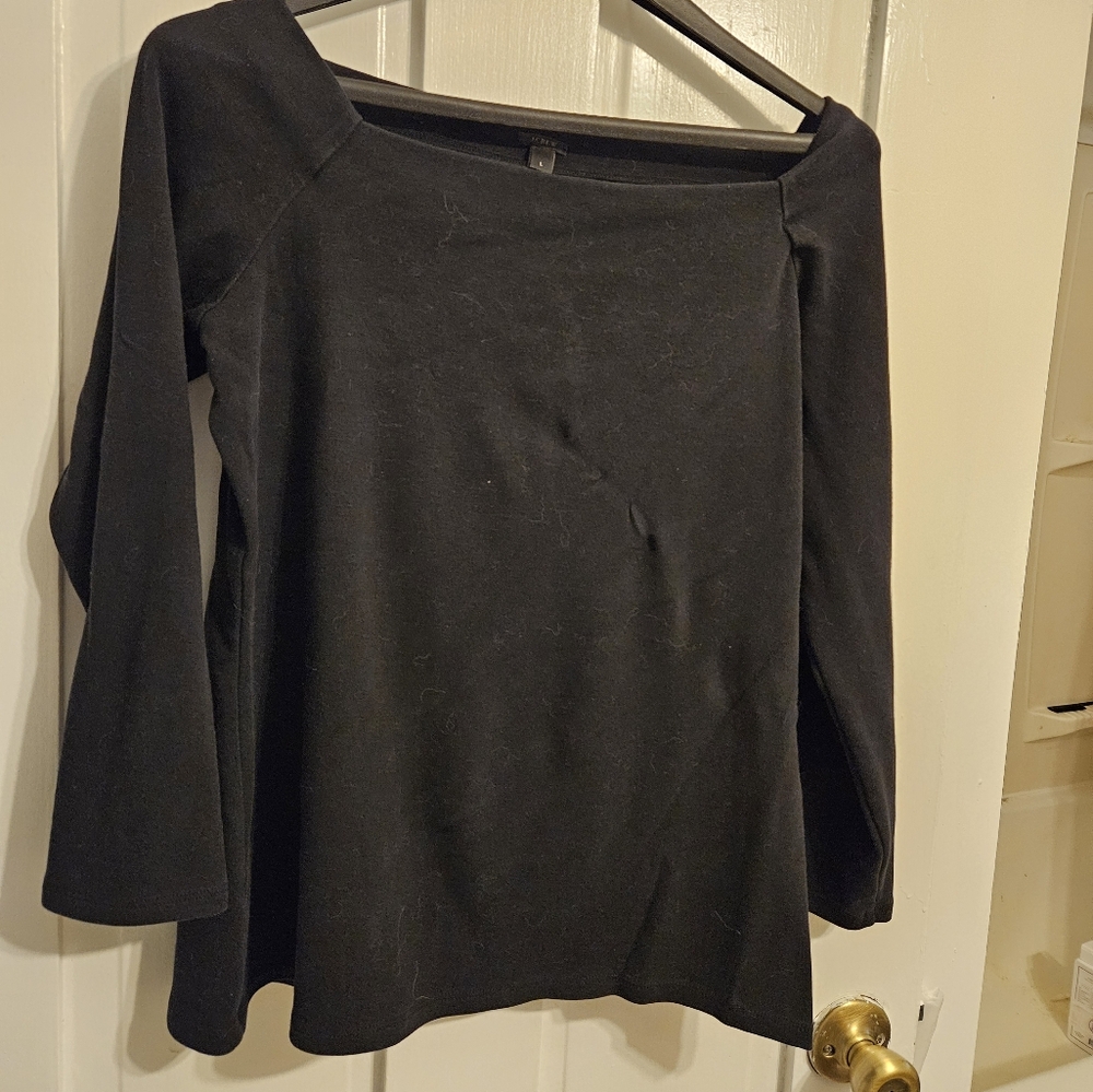 J. Crew Square-Neck Tee | Navy